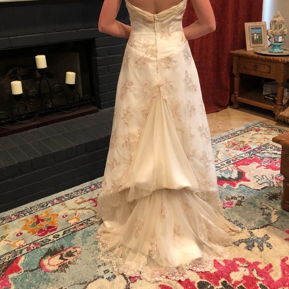 Monique Luo Wedding Bridal Dress Gown - Picture 3 of 5